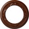 Ekena Millwork Roped Medway Medallion (Canopies up to 7 1/2"), 12 1/4"OD x 7 1/2"ID x 7/8"P, Burnished Mahogany CM12MEBMC - alternate 1